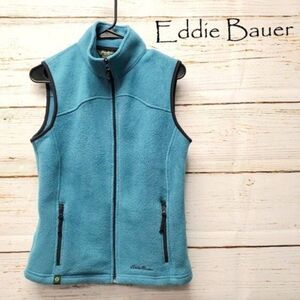 Eddie Bauer Teal Blue Polartec Fleece Vest XS